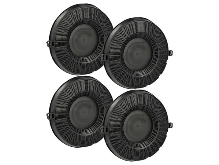 vhbw 4 Filtre compatible avec Ikea 701.5. 16.13HDL00WHOTTEIK 701.516.13\, 701.516.13HDL00W\, 703.045.88 HDL0160W hotte aspirante\, Filtre à charbon actif