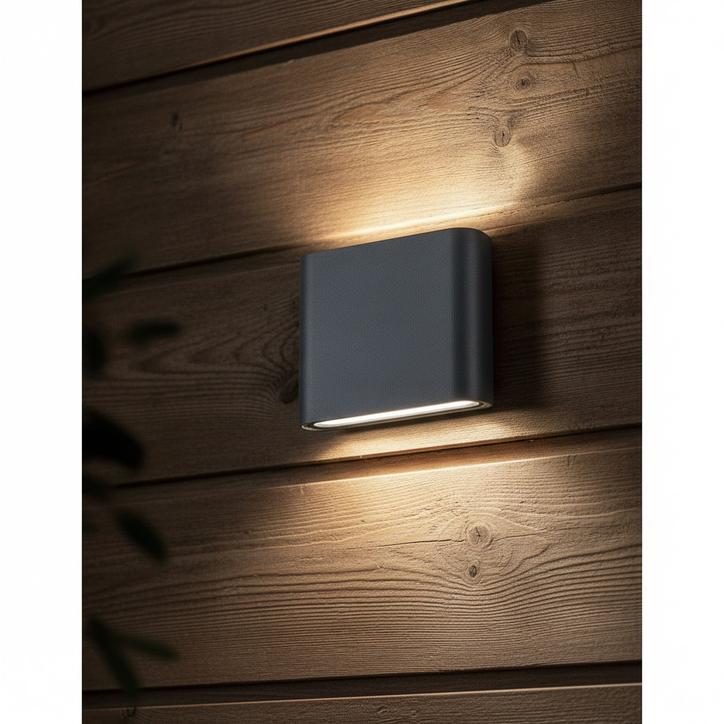 Lyora Soho wandspot voor in de tuin, grijs