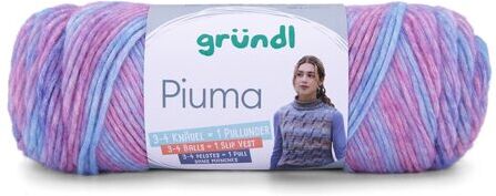 gründl Wolle Piuma Color, flieder-himmelblau color
