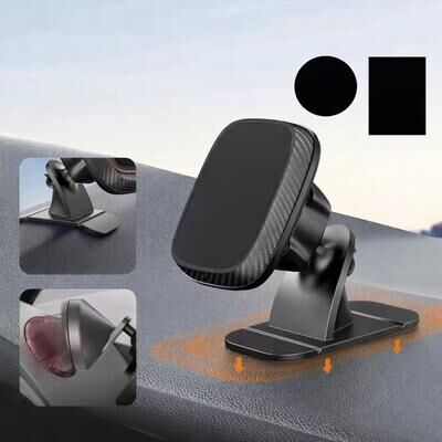 Multicon Wholesale Hub Dashboard Car Phone Holder Mount, Magnetic Phone Holder For Car, Degree Adjustable Foldable Stand Dashboard Car Phone Holder Mount, Magnetic Phone Holder For Car, Degree Adjustable Foldable Stand