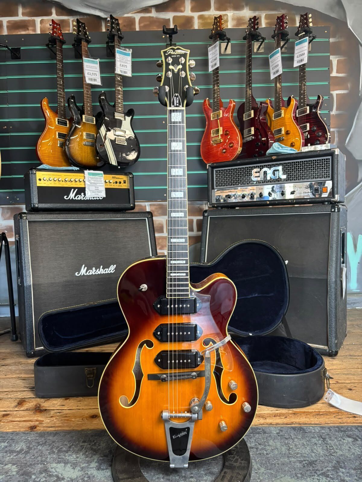 Peerless Tonemaster JH Special Sunburst Hollow Body Electric Guitar   Sunburst - Refurbished