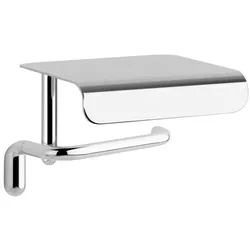 Gessi Goccia Toilettenpapierrollenhalter mit Deckel, Wandmontage, 38049713, Farbe: Messing Antik