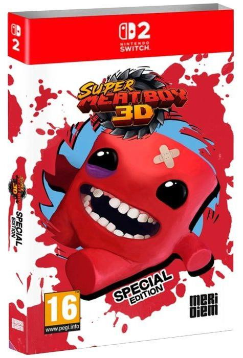 Microids Super Meat Boy 3D Speciale Editie Nintendo Switch 2 Retro Platformer Spel