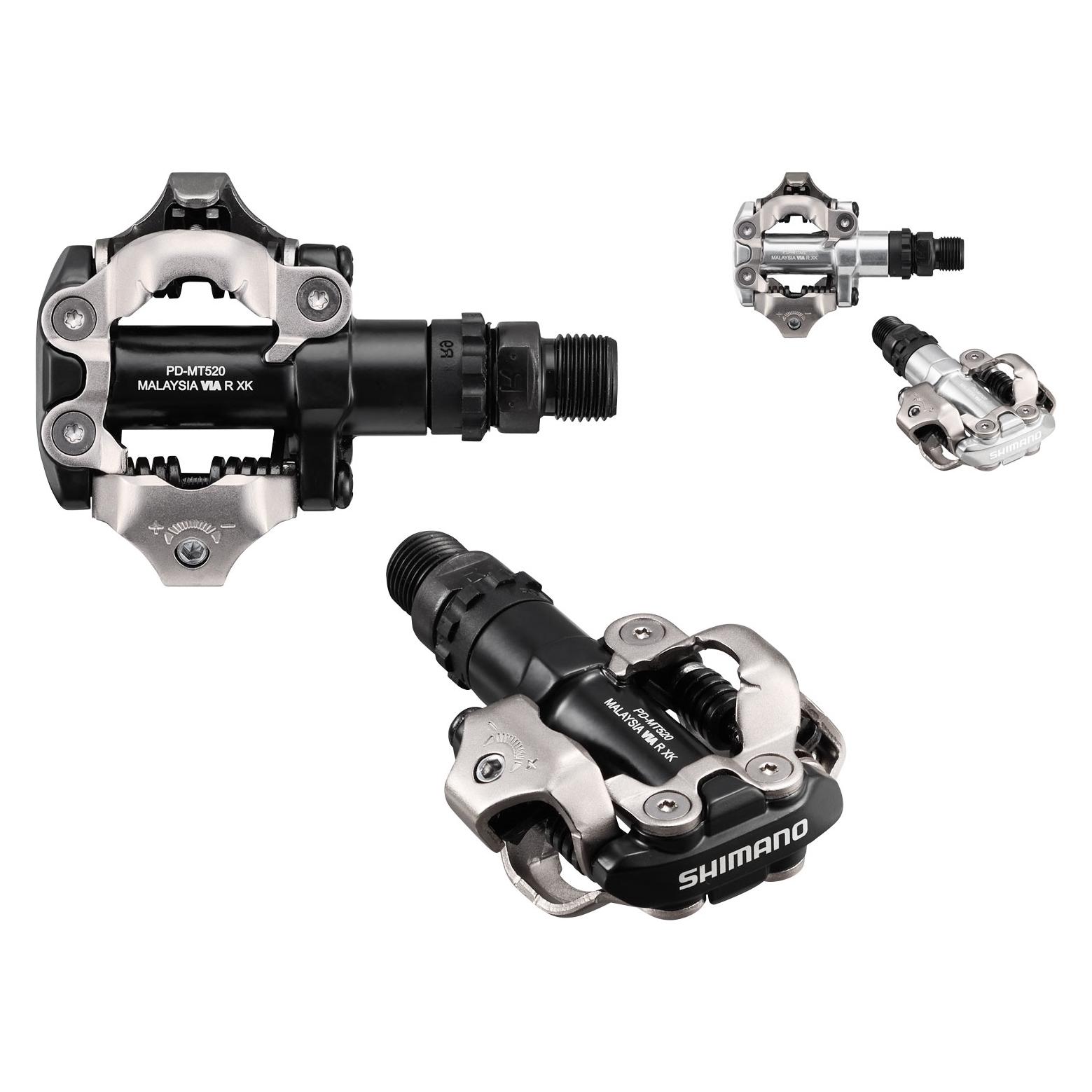 Shimano Pedal PD-MT520 SPD mit Schuhplatte SM-SH51 (EPDMT520S)