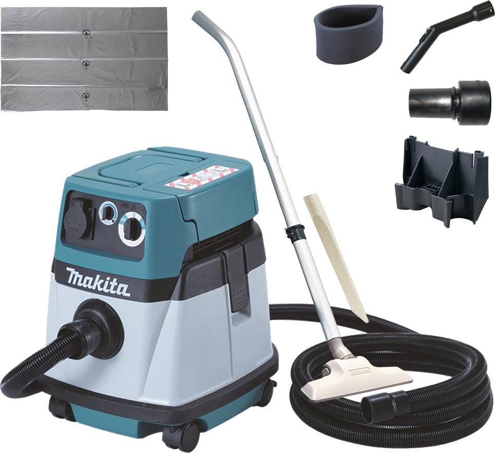 Makita VC 1310 LX1 Accu-stofzuiger zonder stofzak met accessoires