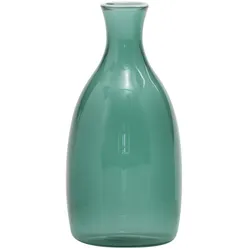 Zafferano Vase Un Fiore 150 aus mundgeblasenem Borosilikatglas, Farbe Seegrün, 150 cl Fassungsvermögen, elegantes Design für die private und gewerbliche Nutzung