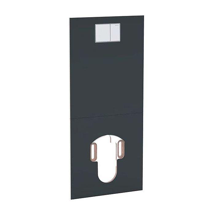 Geberit AquaClean Designplatte 115328SJ1 Glas/schwarz, für WC-Komplettanlage