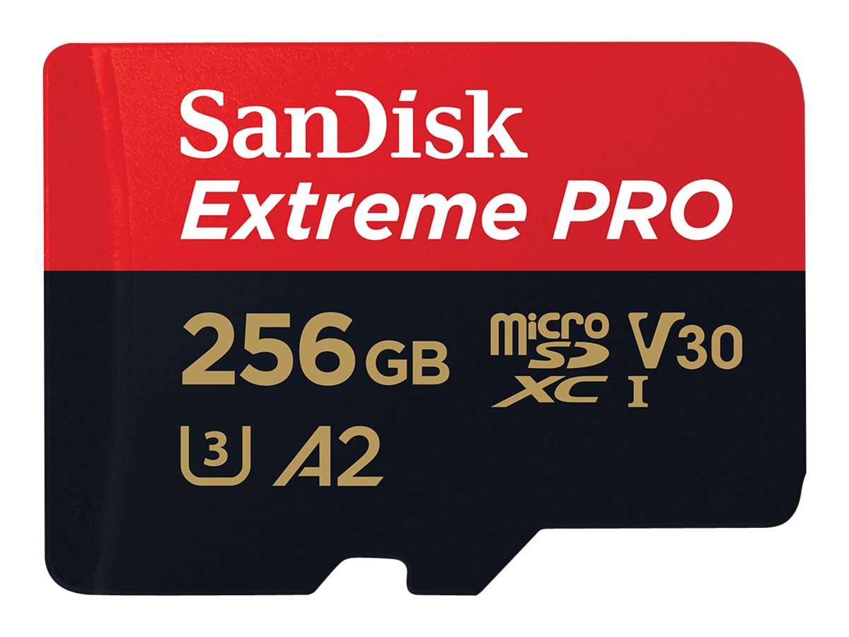 SanDisk Extreme Pro 256 GB microSDXC bis 200 MB/s kompatibel mit ASUS ROG Ally SDEP256GBUHSI-ASUS