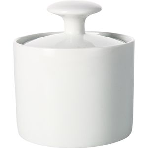 Ritzenhoff&Breker Zuckerdose Bianco, weiß, aus Porzellan, mit Deckel, 8 x 7 cm