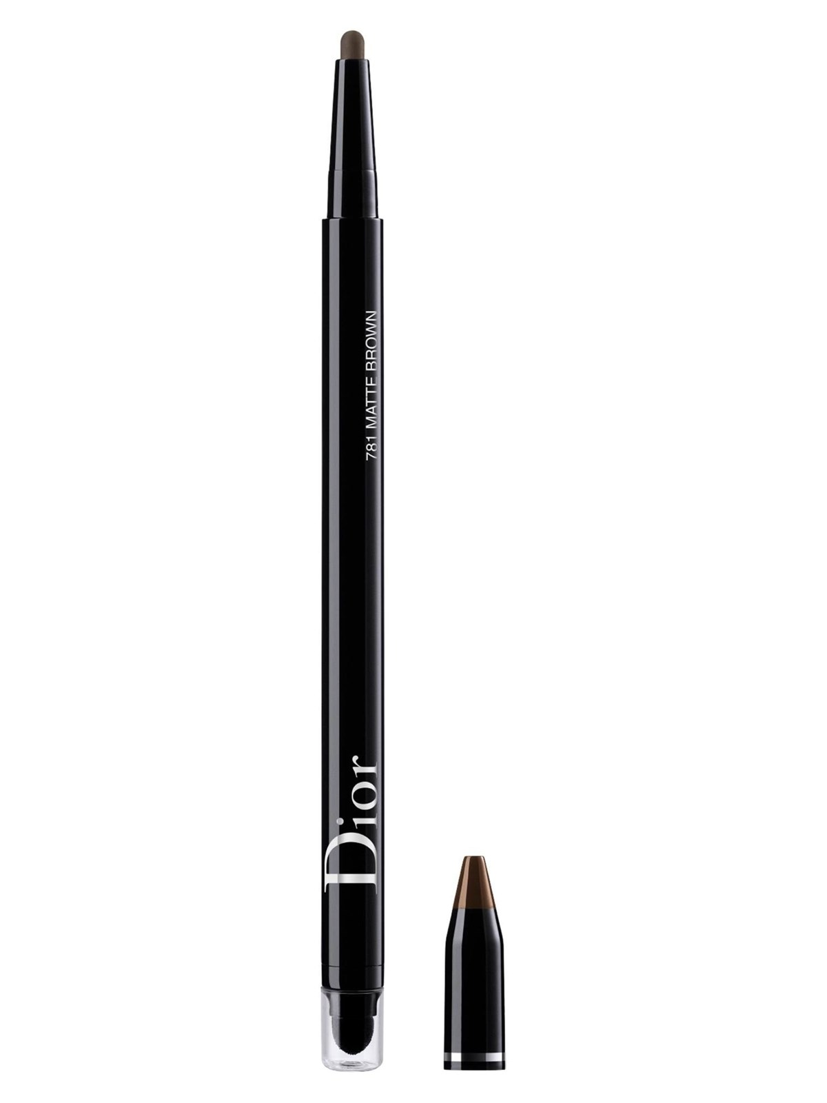Christian Dior Diorshow On Stage, Waterproof, Double-Ended, Kohl Eyeliner, 781, Intense Brown, 1.2 g