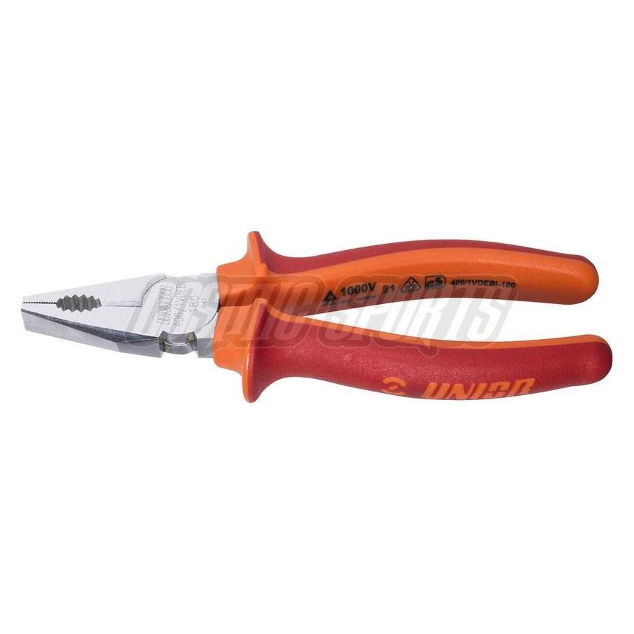 Unior 406/1VDEBI Kombizange, 47mm, red (47 mm) (40087958)