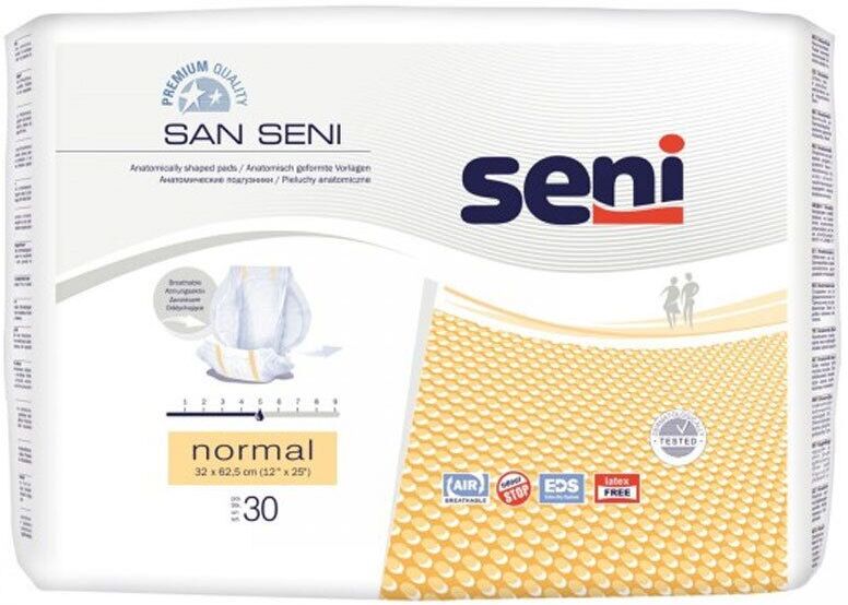 Seni San Inkontinenzvorlage normal 30 St Beutel