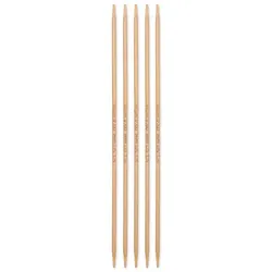 Prym Strumpfstricknadeln, Bambus, 15 cm