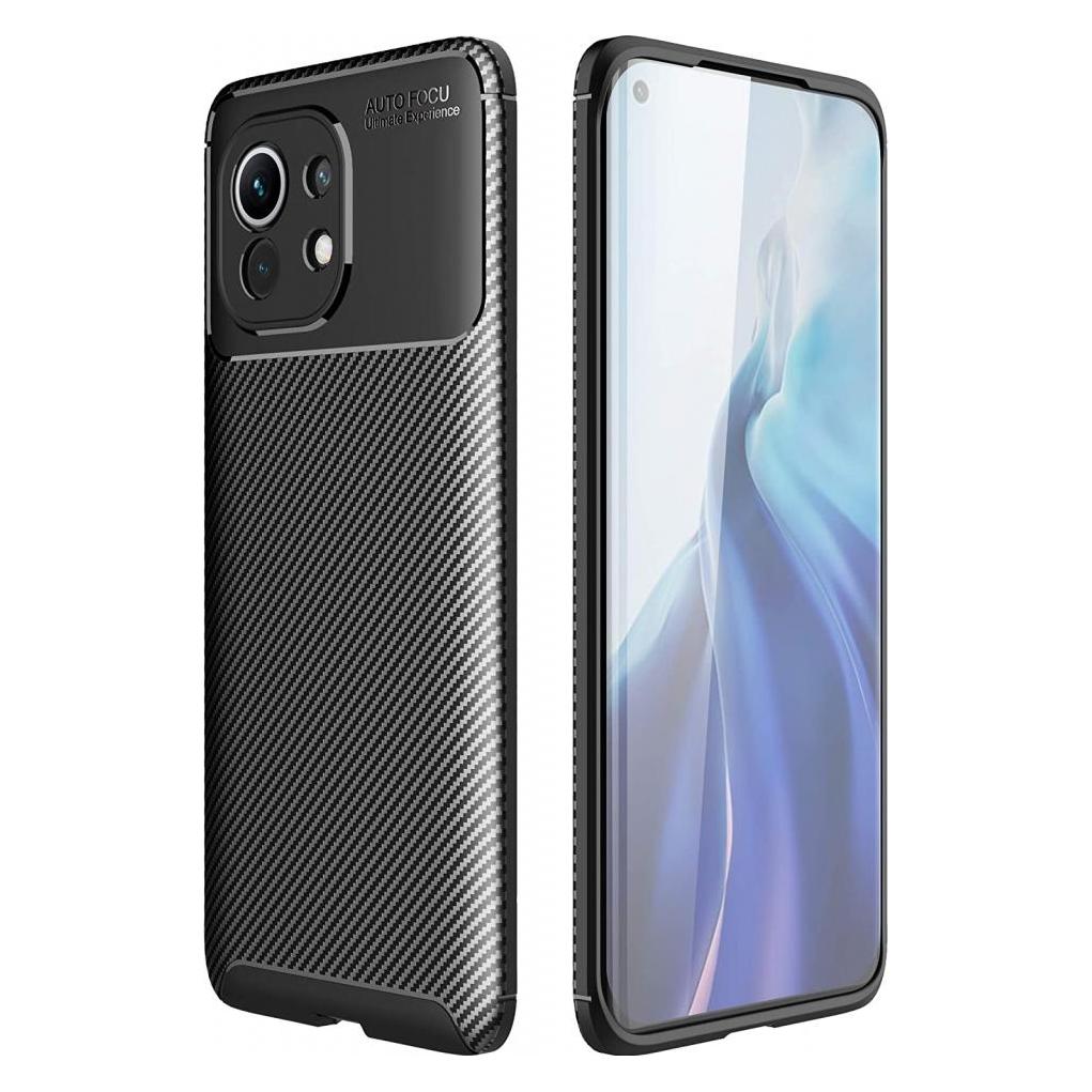 Screenguard Xiaomi Mi 11 Hülle Carbon Design TPU Case (Xiaomi Mi 11) (00028214)