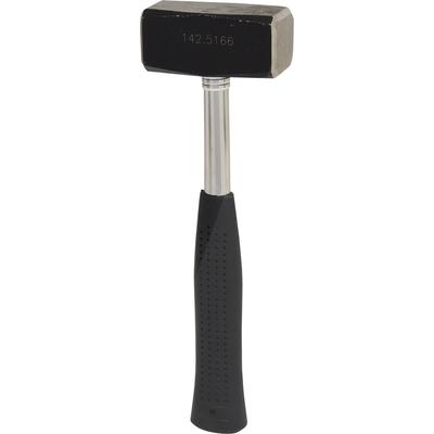 Ks Tools Fäustel mit Stahlrohr-Stiel und Kunststoffgriff, 1250g [Hersteller-Nr. 142.5166]