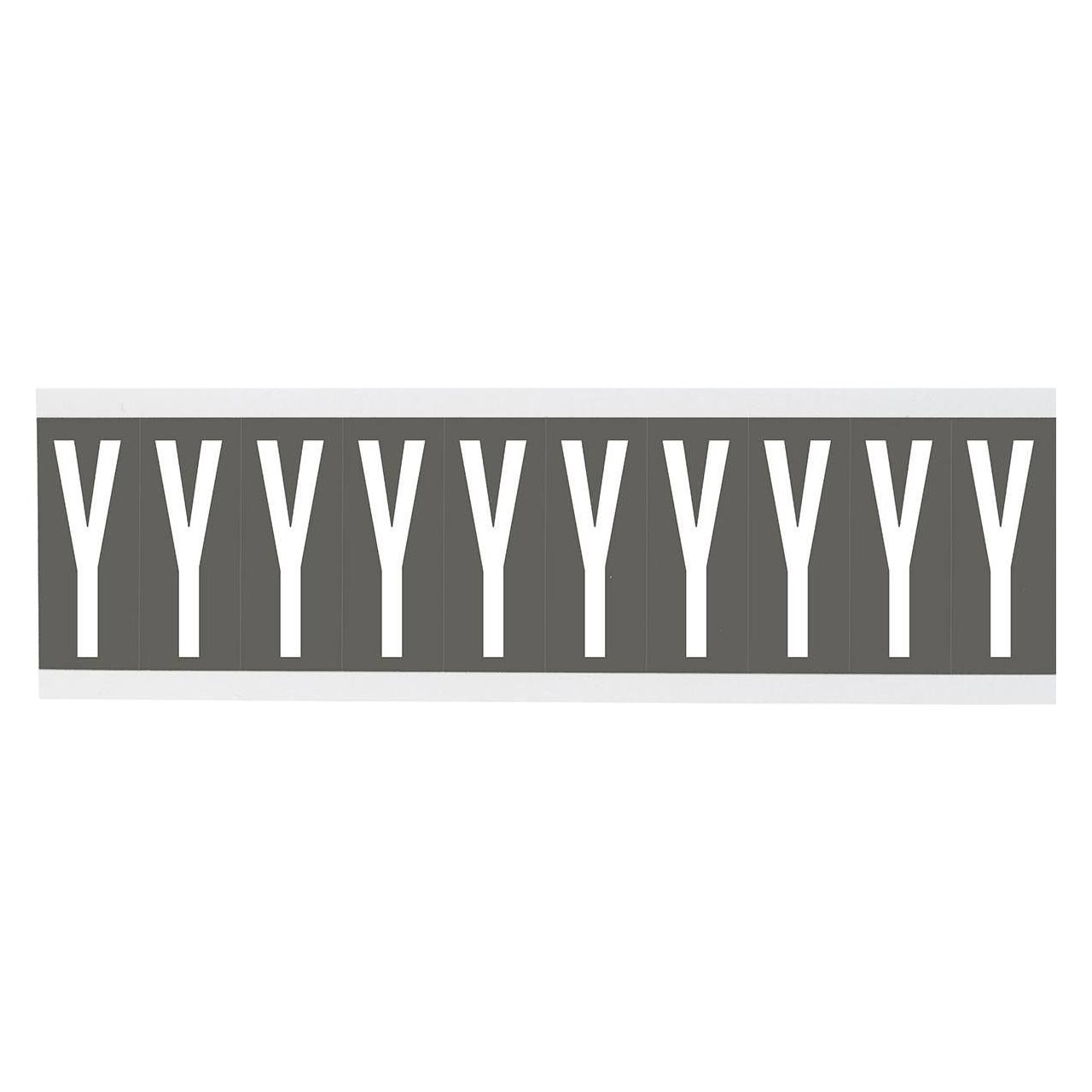 Brady CNL1 Series Etiketten mit Zahlen und Buchstaben (CNL1GR Y)