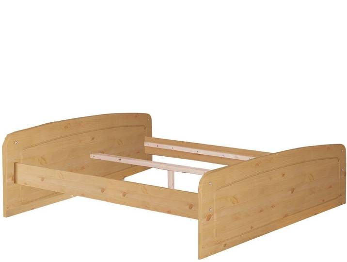 loft24 Bettgestell Rachel - Bett Bettrahmen Doppelbett, Bettrahmen, Bett, Doppelbett, Kiefer, Landhaus Stil