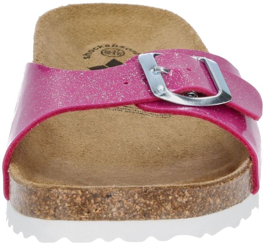 Pantolette LICO "Pantolette Bioline Once More", Damen, Gr. 37, rosa, Synthetik, Schuhe Pantolette rosa 37