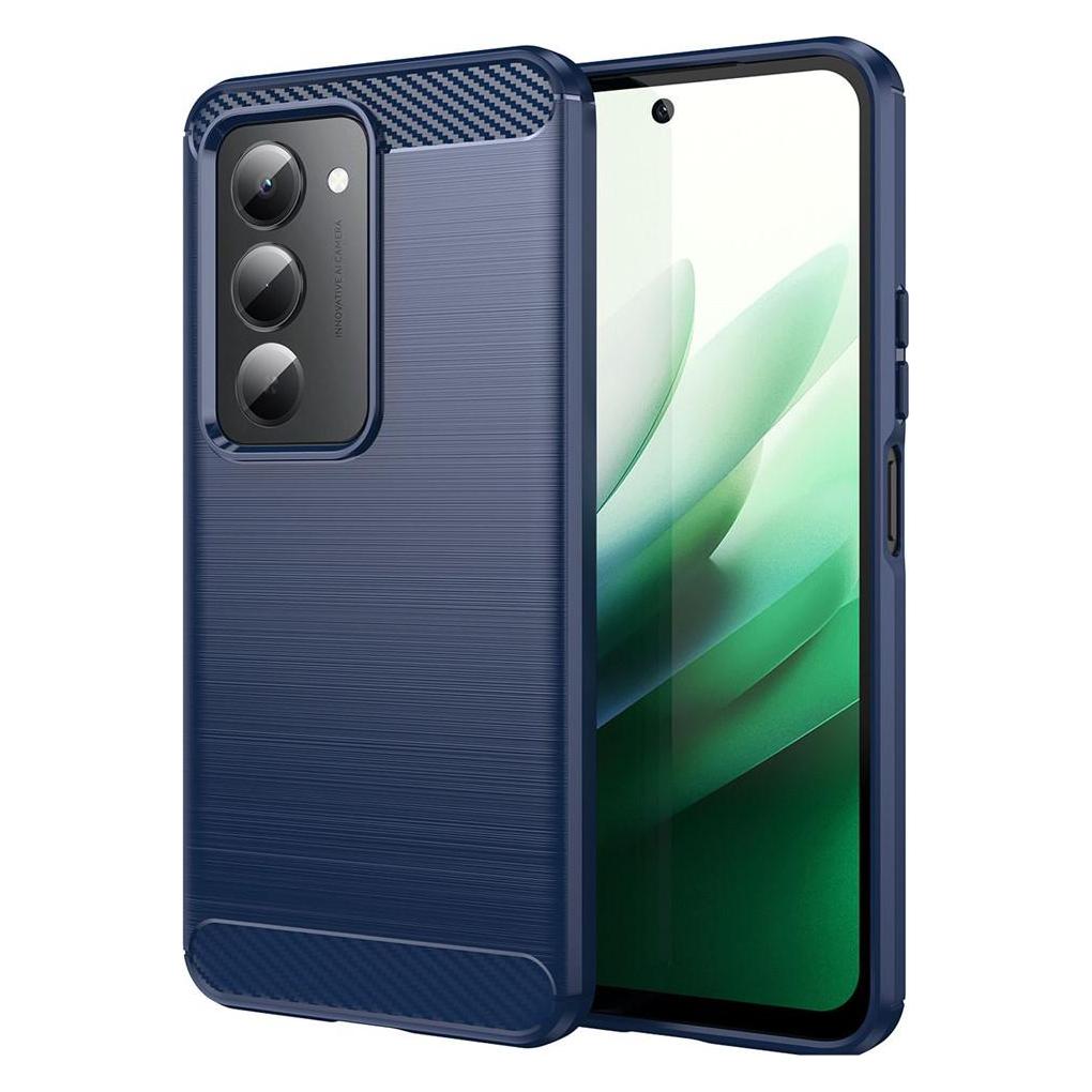 Techsuit - Carbon Silicone - Xiaomi Redmi 15 4G / Redmi 15 5G - Blue (Xiaomi Redmi 15 5G, Xiaomi Redmi 15C 4G) (62072151)