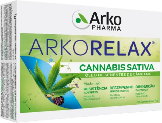 Arkopharma Arkorelax Cannabis Sativa 30 comprimidos