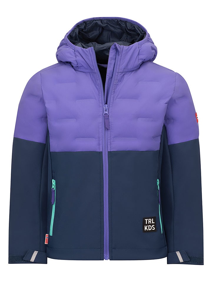 Trollkids Hybridjacke "Helgeland" in Dunkelblau - 104