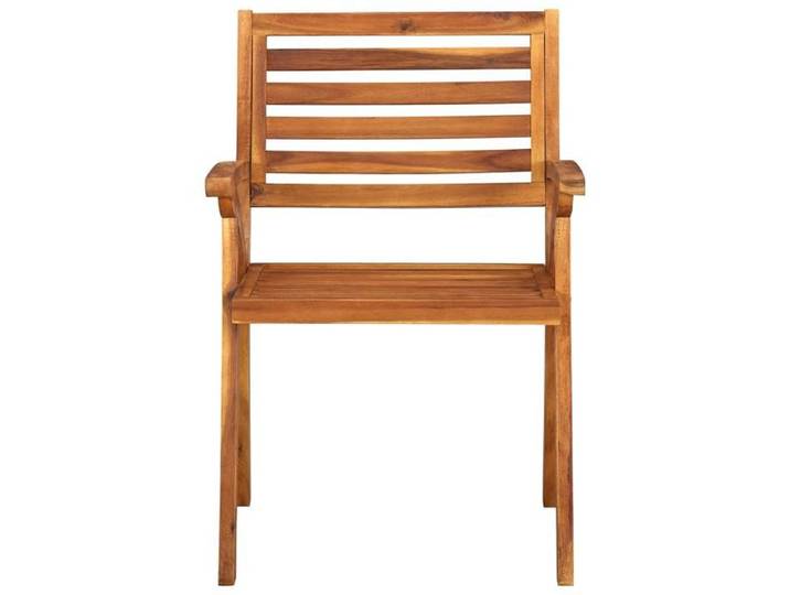 CHIC Chaises de jardin lot de 3（Lot de 3) Bois d'acacia solide - 59x59x87 cm 482620 S11