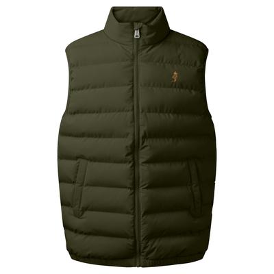 Kurzweste MCS "MCS Vest MCAidan", Herren, Gr. S, grün (beetle), Obermaterial: 100% Polyester, Westen