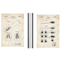 POSTER Set Mit 2 Zahnpflege Patent Set A4 Rahmenlos