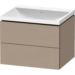 Duravit Möbelset c-shaped Set wandhängend wandhängend „L-Cube“ 60 × 48 × 48 cm Leinen