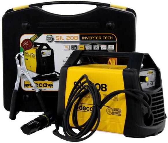 Schweißgerät Elektrode Inverter Deca SIL 208 - 80 Amp max - 1Ph 230 Volt