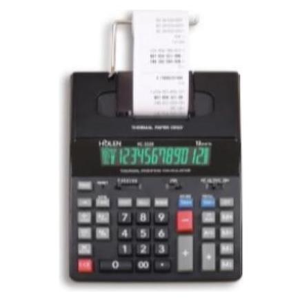 Iternet Thermodruckrechner HC-3220, 12-stellig, 8 Zeilen pro (Batteriebetrieb) (3570NE)