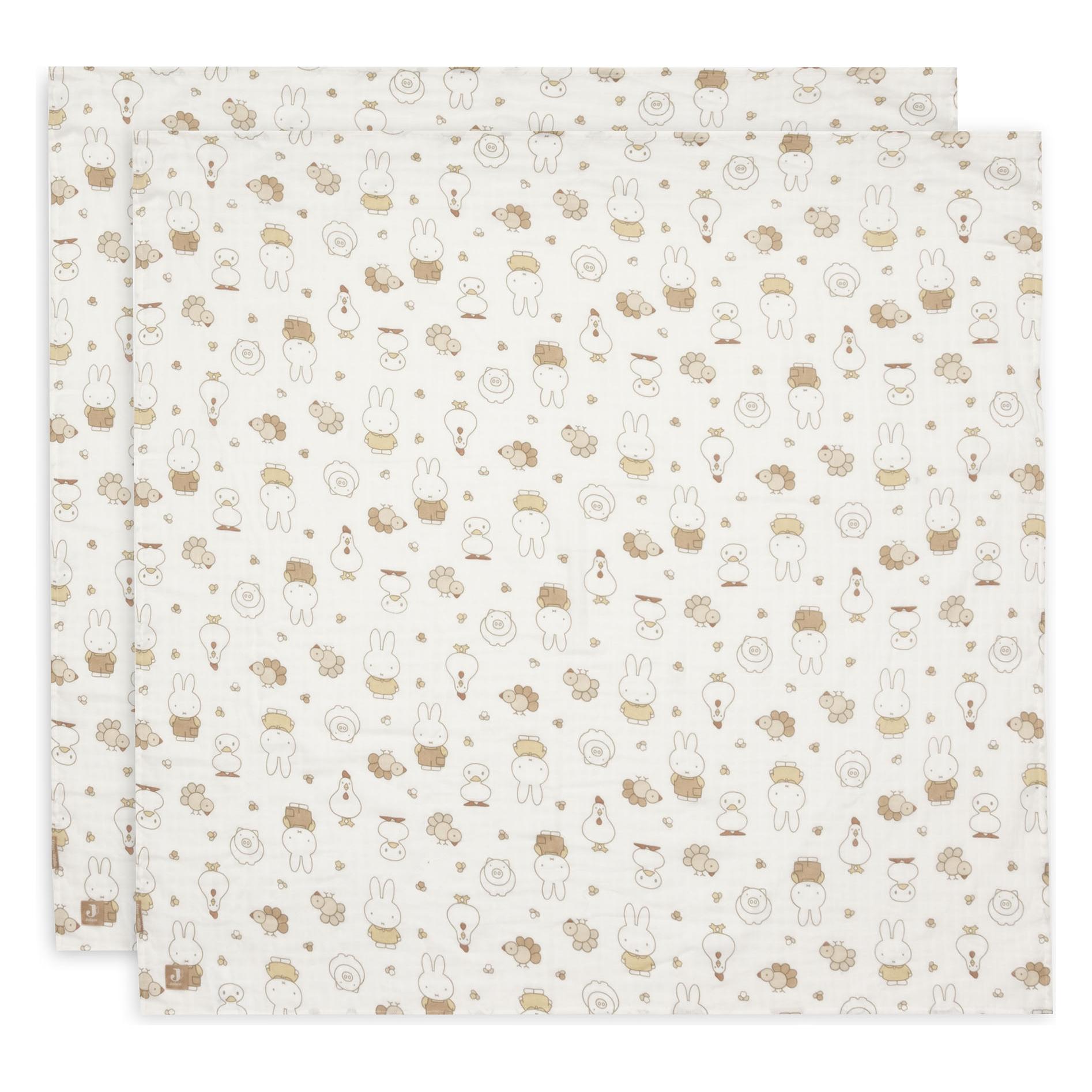 Jollein Mullwindeln Hydrophil Miffy Family Farm 115 cm x 115 cm (115 x 115 cm) (535-852-68156)
