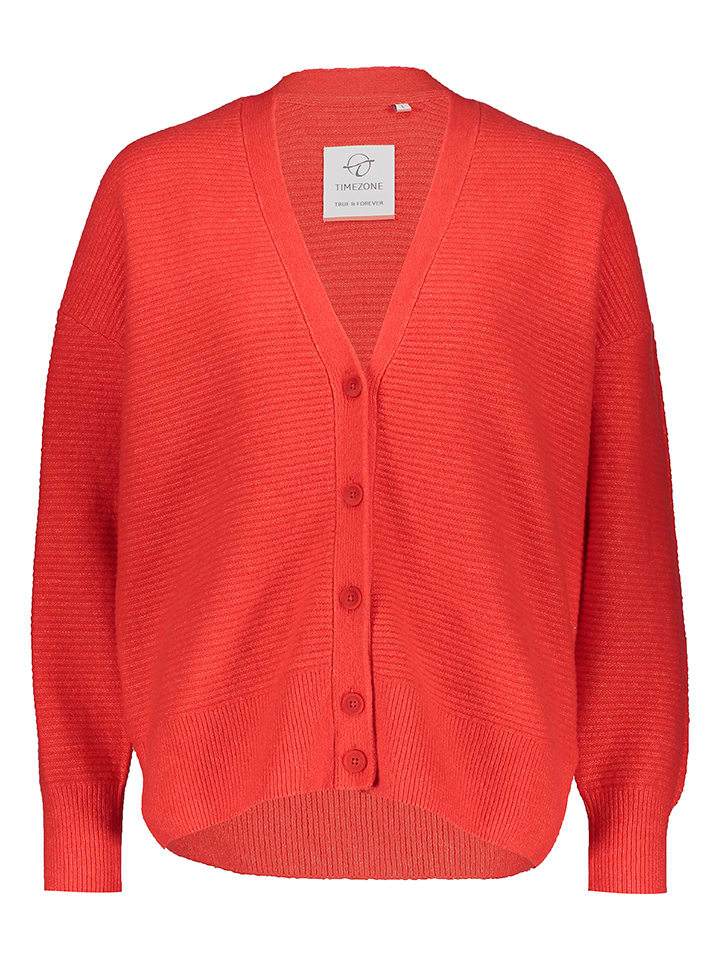Timezone Cardigan in Rot - XL
