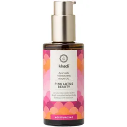 100ml khadi Moisturizing Ayurvedic Hydrating Body Oil Pink Lotus Beauty