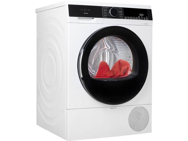 SIEMENS Wärmepumpentrockner WQ33G2D01 , Energieeffizienz: C, weiß, B:59,8cm H:84,2cm T:61,3cm, Trockner, Einfache Reinigung dank easyClean-Filter, Outdoor-Programm, Wärmepumpentrockner