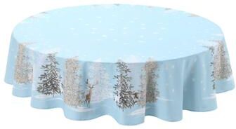 Laural Home Winter Wonderland 70 in Round Tablecloth - 70 in Round
