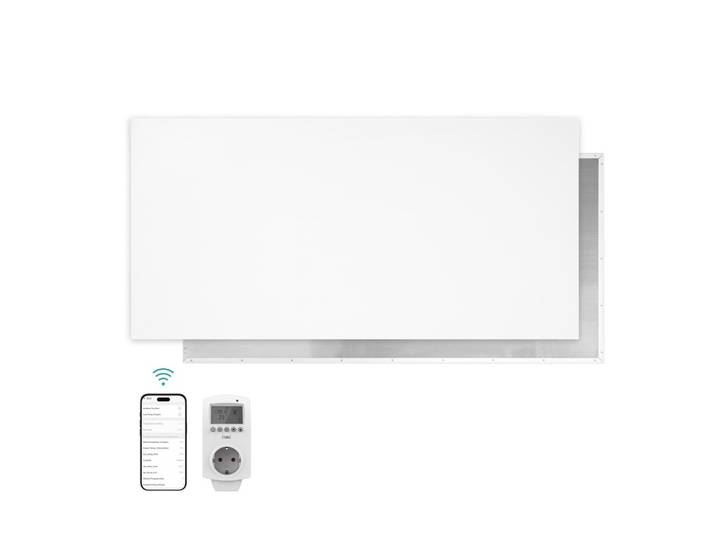 WANDKONVEKTOR Elektrisch mit App Steuerung, Thermostat, 119,5/59,5/1,8 cm