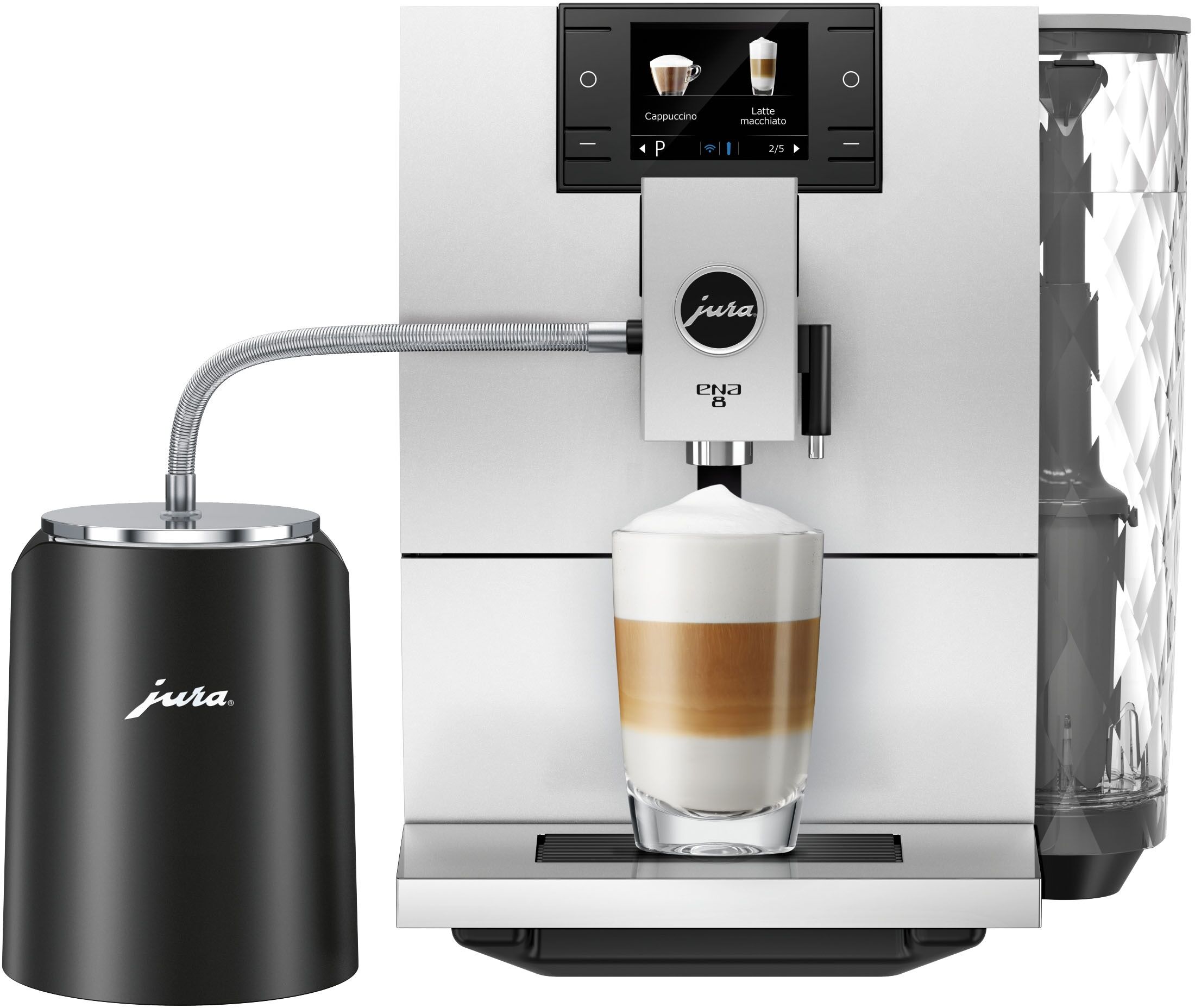Jura Milchbehälter "24167 Glacette", schwarz, Milchbehälter, Zusatz zum Glas-Milchbehälter, Milchbehälter