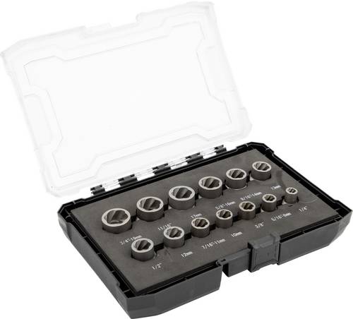 C.K T4361 Ausdrehersatz für beschädigte Schrauben und Muttern, 3/8", 13-teilig