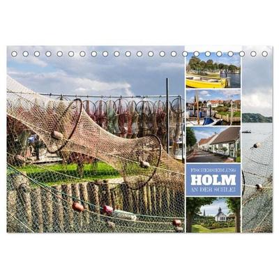 Fischersiedlung Holm an der Schlei (Tischkalender 2027 DIN A5 quer), CALVENDO Monatskalender