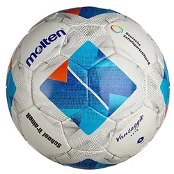 molten Fußball Freizeitball F4N-ST weiß/blau 4