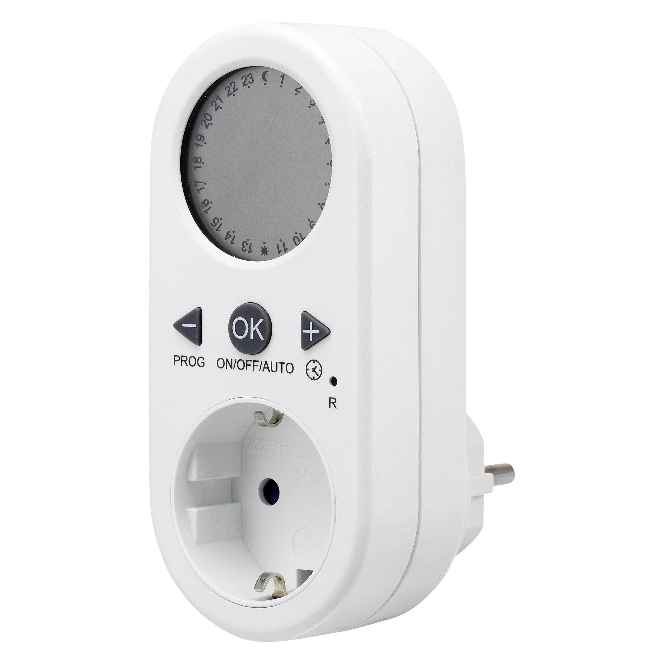 Renkforce EMT2500ET Netzstecker-Adapter Typ F Grau (Typ F) (EMT2500ET)
