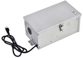 Indigo Home Low Voltage Landscape Transformer 600W, 120V - Stainless Steel