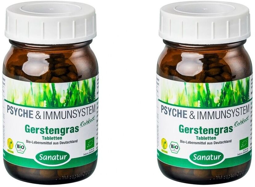 Sanatur Gersten Gras Bio 2x 2x250 St Tabletten