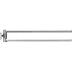Duravit Handtuchhalter Karree zweiarmig, chrom