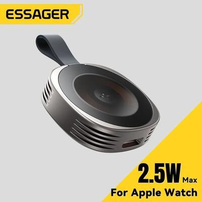 Uplift Picks Magnetic Wireless Apple Watch Charger Portable USB C Fast Charging Dock Magnetic Wireless Apple Watch Charger Portable USB C Fast Charging Dock