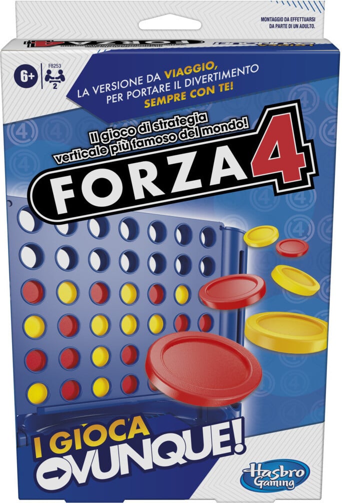 Hasbro Gaming Connect 4 Reisspel voor het hele gezin vanaf 6 jaar