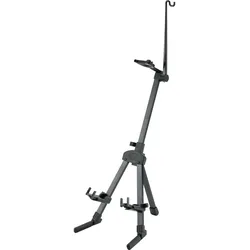K&M Violinenständer mit integriertem Bogenhalter 15530 (Violine), Instrumentenständer + Halter, Schwarz