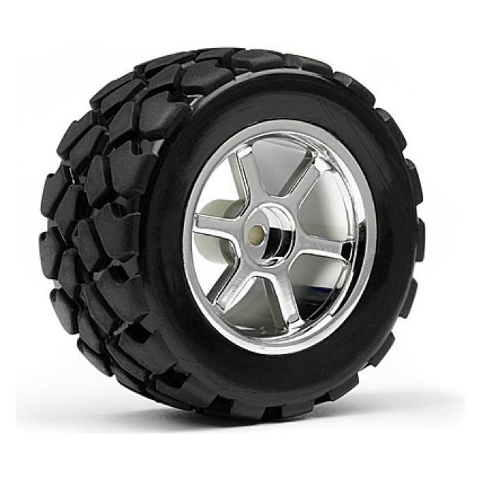 HPI Recon -mounted vt tire/wheel set (4pcs) (105524)