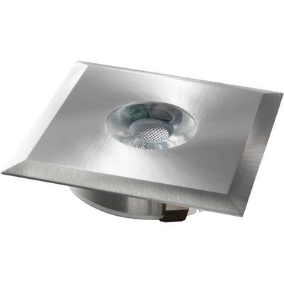 HEITRONIC LED Einbaustrahler "Austin", grau (aluminiumfarben), 1, Ø 8,2cm H: 2,27cm, 1 Stk., Leuchten, Einbauleuchte,LED-Downlight,Edelstahlgehäuse, sehr geringe Einbautiefe, LED Einbaustrahler